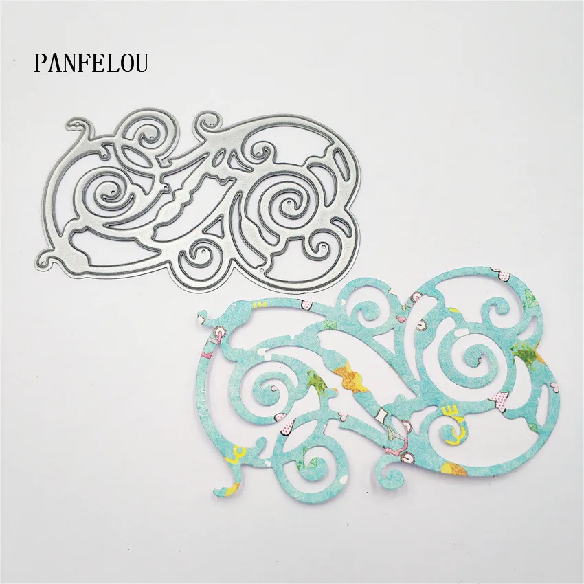 PANFELOU лозы лабиринт Скрапбукинг Сделай Сам Хэллоуин тиснение форма в виде карты