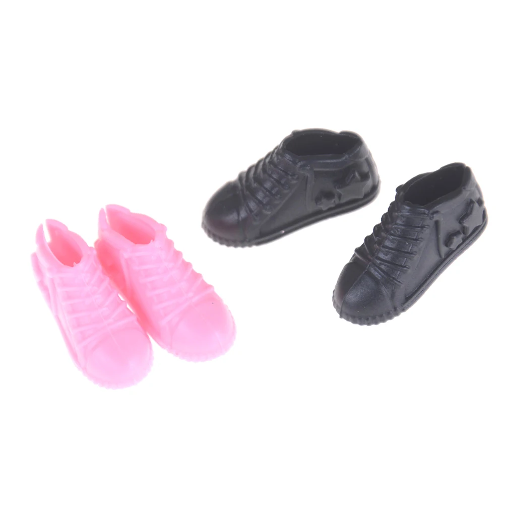 

4Pairs Colorful Fashion Sneackers For Doll Mini Toy Doll sport Shoes Accessories for 29-30cm doll