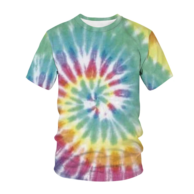 

T-Shirt Summer 3D Printing Graffiti Casual Men's Short Sleeves Interesting Color Pattern Hip Hop Sports Street HotRecommendation