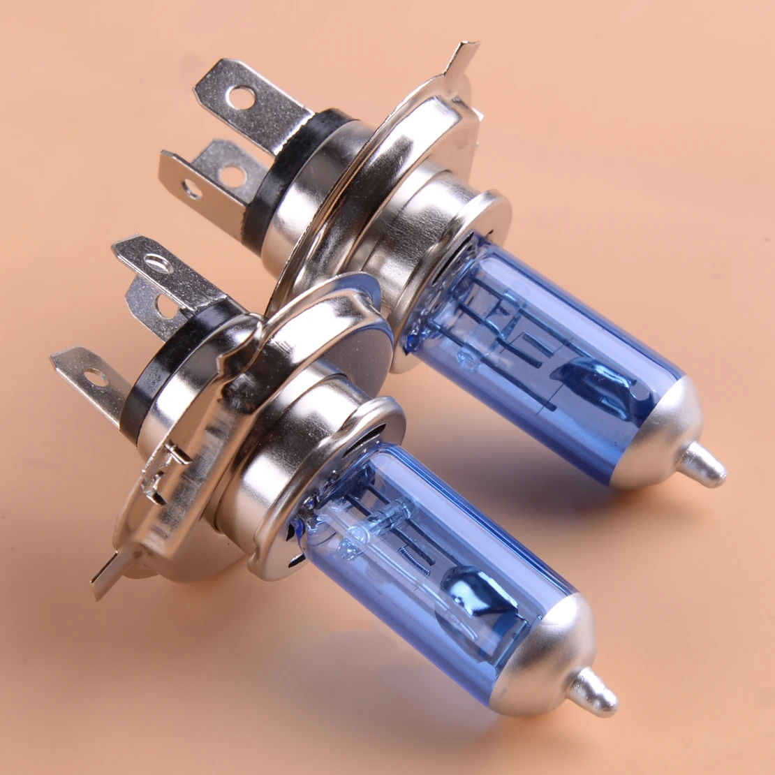 CITALL 2 шт 12V 100W 6000K H4 HB2 P43T 9003 синий яркий галогенный фонарь ультра-белый свет лампы