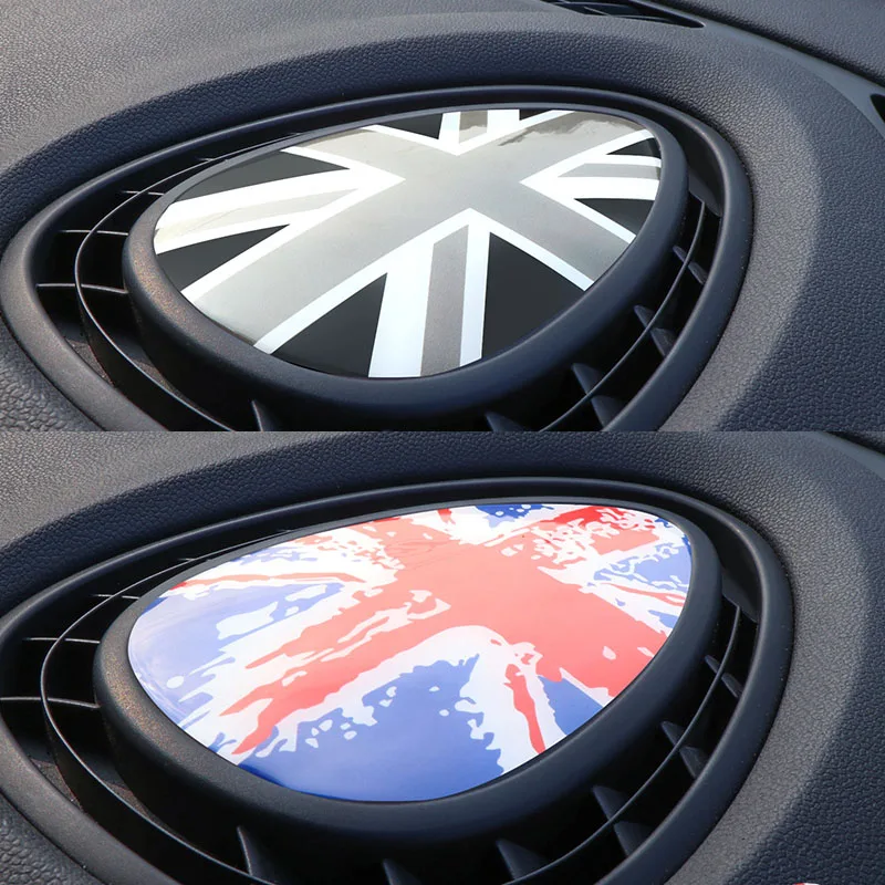 Специальный защитный 3D чехол с центральным воздуховыходом Union Jack наклейка для MINI