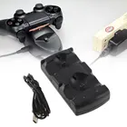 Классная и потрясающая 2 в 1 USB-зарядная станция с двойной зарядкой, подставка для зарядного устройства, док-станция с держателем для контроллера PS3