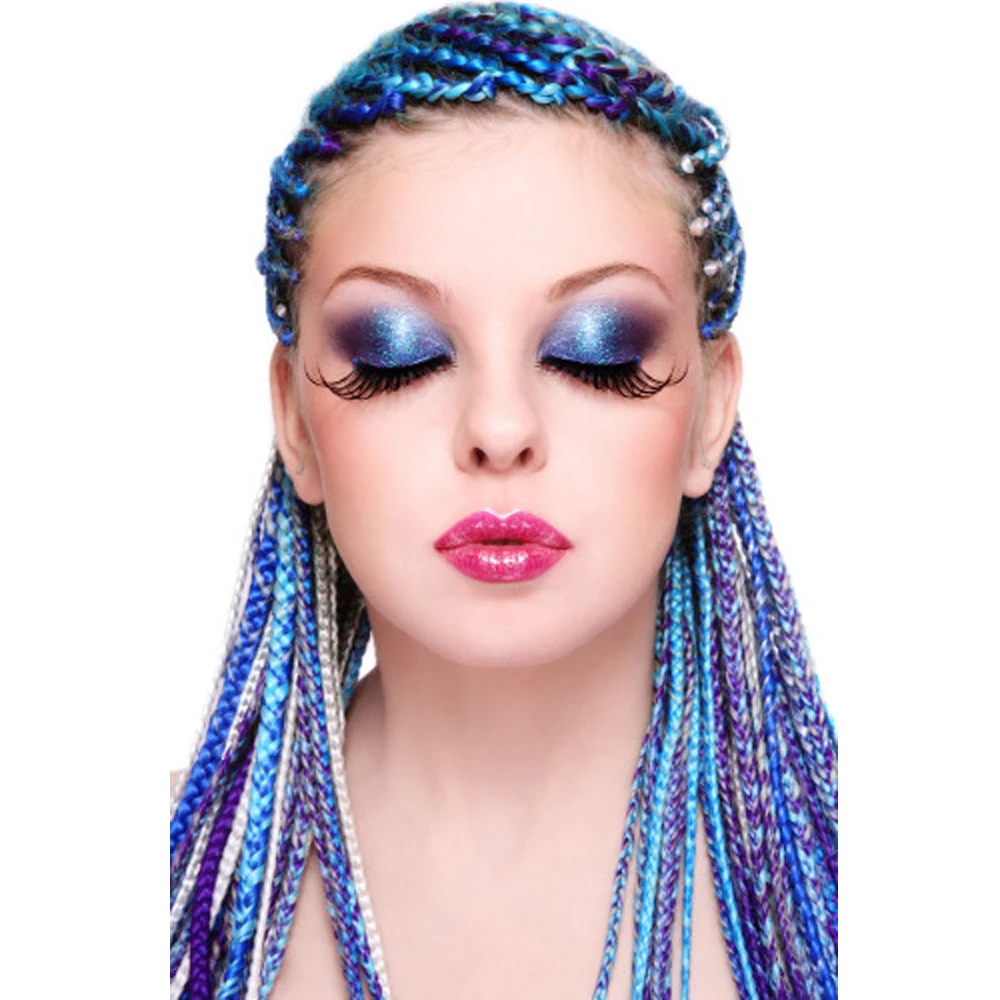 24 &quotэффектом деграде (переход от темного к эффектом Kanekalon Jumbo Braid наращивание