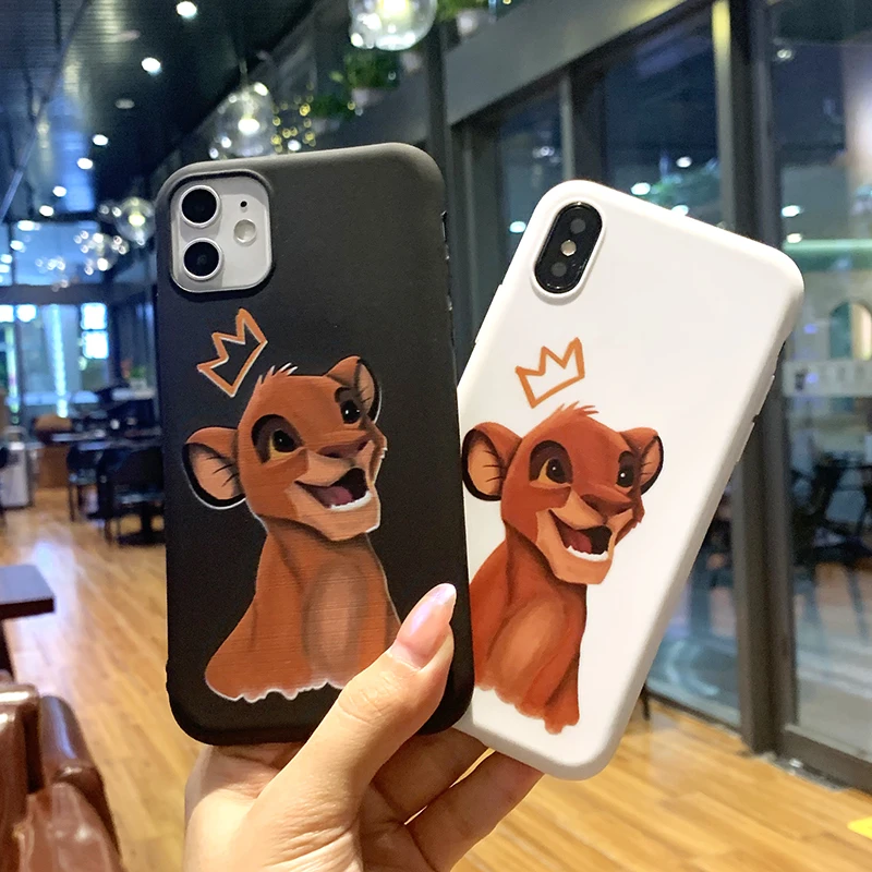 Чехол с рисунком льва для телефона Huawei P40 P30 P20 P10 Pro Lite Plus матированные силиконовые