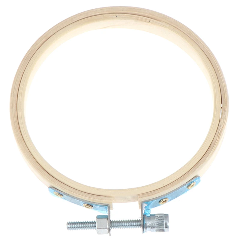 Hoop 8 см DIY устройство для вышивки крестом круглая петля ручные бытовые швейные инструменты бамбуковая рамка кольцо для вышивки - Цвет: Hoop