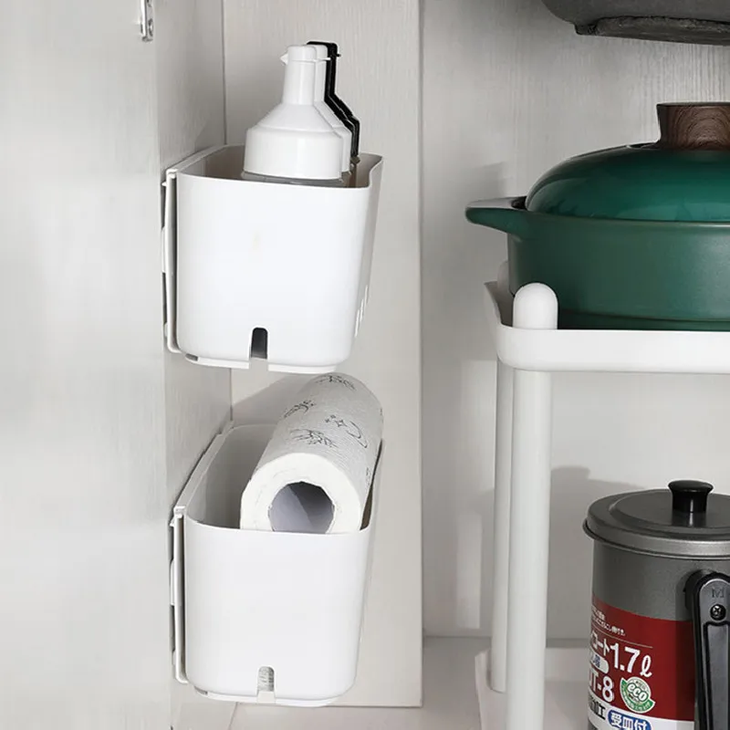 

Multi-function Retractable Drawer Type Storage Rack Punching Free Wall Hanging Organizer Bathroom Kitchen Storage Shelf Dropship