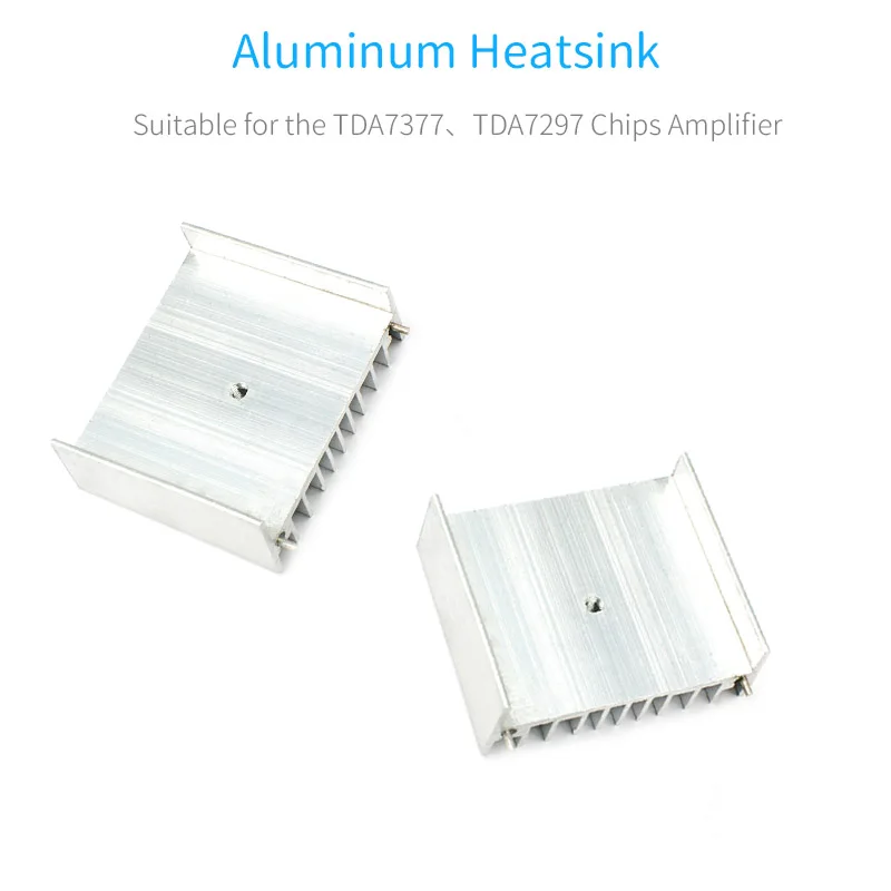 Алюминиевый радиатор охлаждения для электронного чипа IC TDA7377 TDA7297 Чип Радиатор