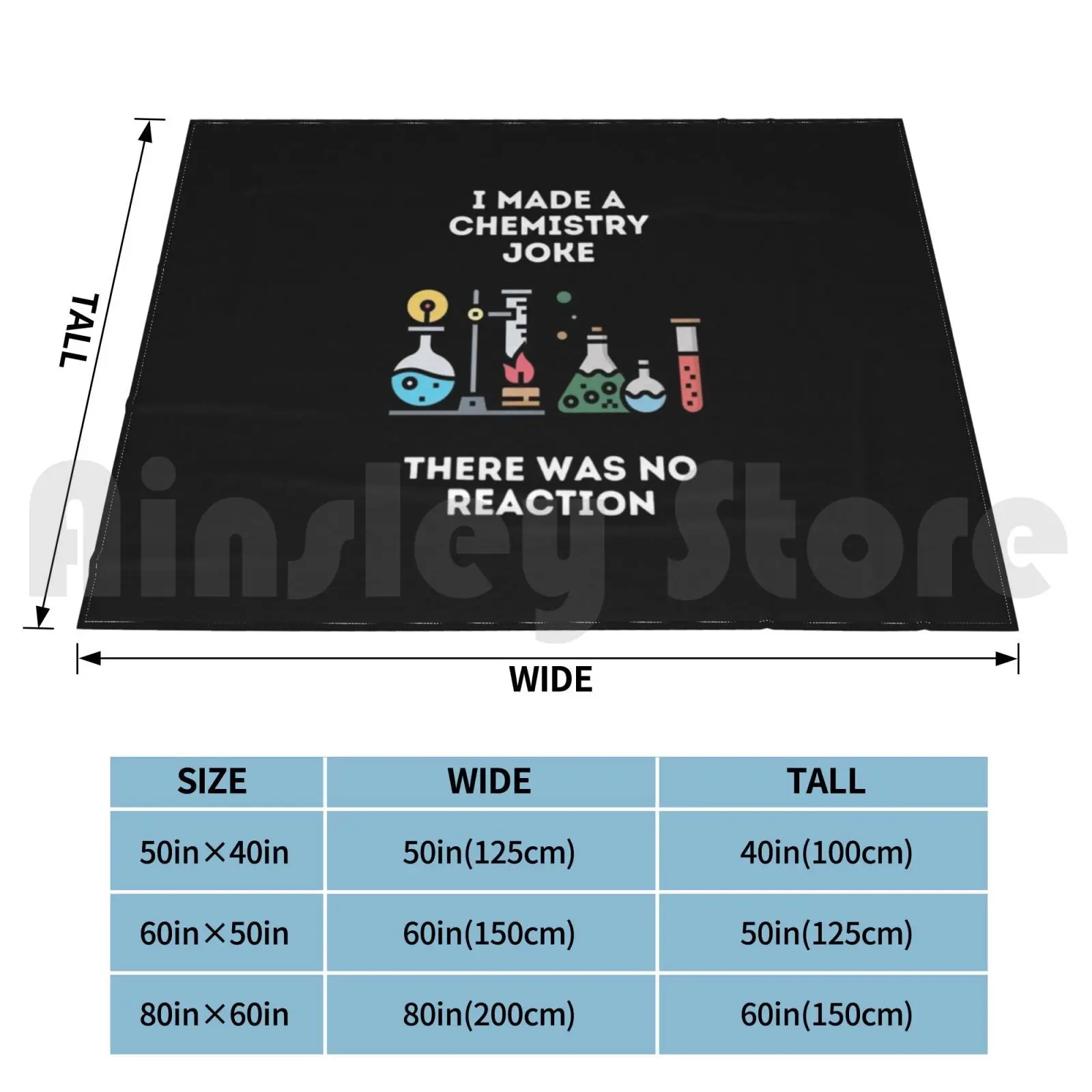 Химия шутка 2 одеяло супер мягкое теплое искусственное тонкое Alexinho2021 классная