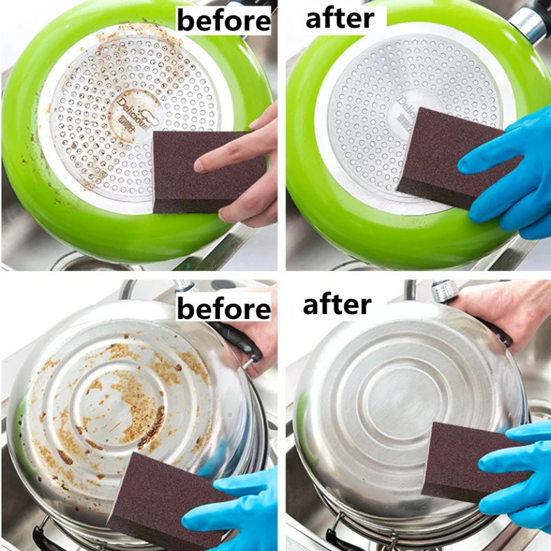 

Kitchen Accessories Bath Brush Sponge Tiles Brush Hot Sale Magic Strong Decontamination Bath Brush Kitchen Gadgets Clean Tools