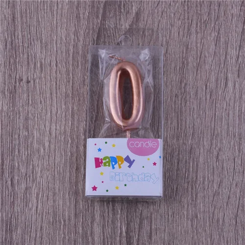 candle rose gold 0 Черная Золотая бумажная соломинка для питья, топпер для торта, Свеча для детского душа, свадьба, Хэллоуин, вечеринка, день рождения, Рождество, декоративные принадлежности - Цвет: candle rose gold 0