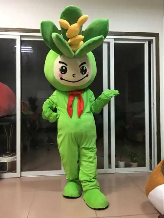 

Doll Fruit Mascot Costume Cartoon Snow Lotus Fruit and Vegetable Advertising Mascot Walking Adult Unisex Cosplay Suit