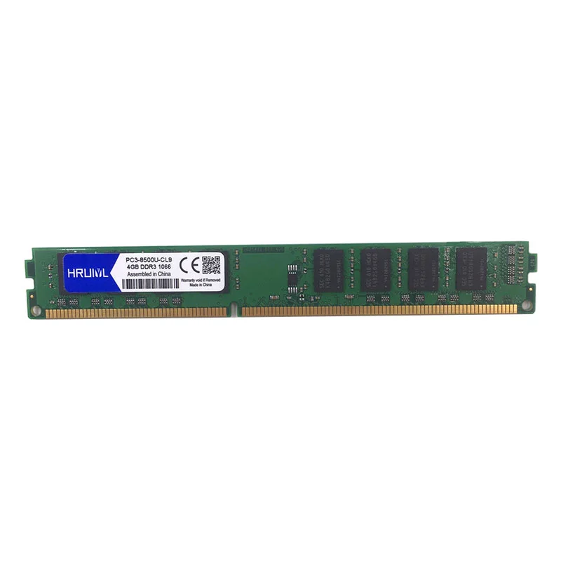HRUIYL Оперативная память DDR3 1066 1333 1600 МГц 2G 4 ГБ 8 рабочего Память DIMM палочки PC