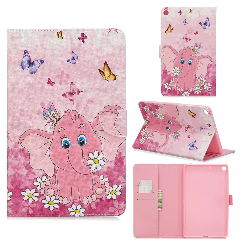 Чехол для Samsung Tab A 10 1 2019 чехол Kawaii с единорогом кошкой щенком планшета Galaxy SM-T510 SM-T515