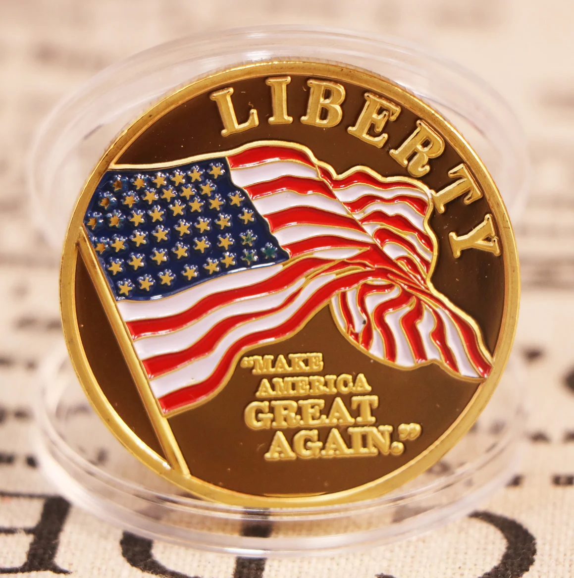 2020 год позолоченные монеты Дональда Трампа Америка 45 й президент новинка монета