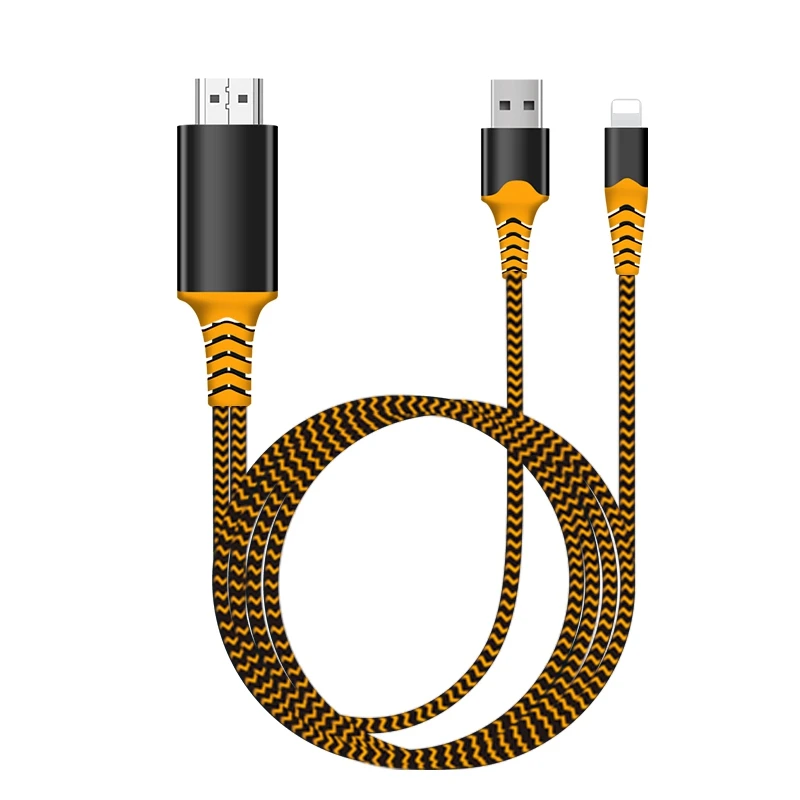 Кабель для IOS и HDMI HD 1080P адаптер телефона видео TypeC Micro USB Женский универсальный iPhone