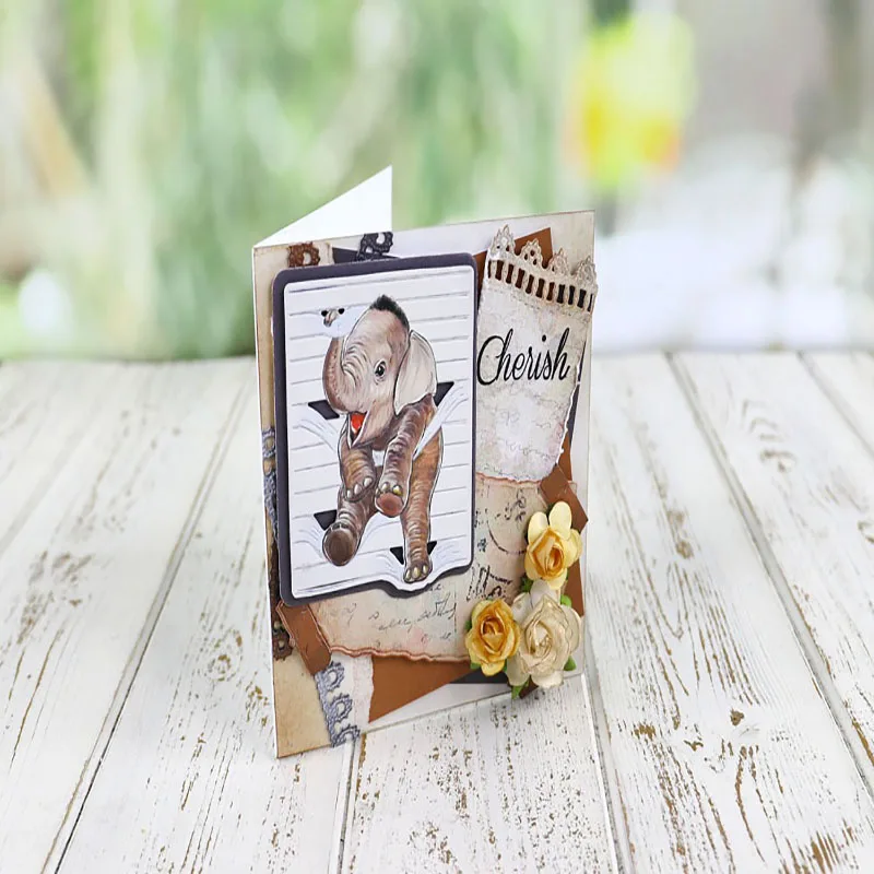 Новинка 2021 набор металлических вырубных штампов с краями для рукоделия