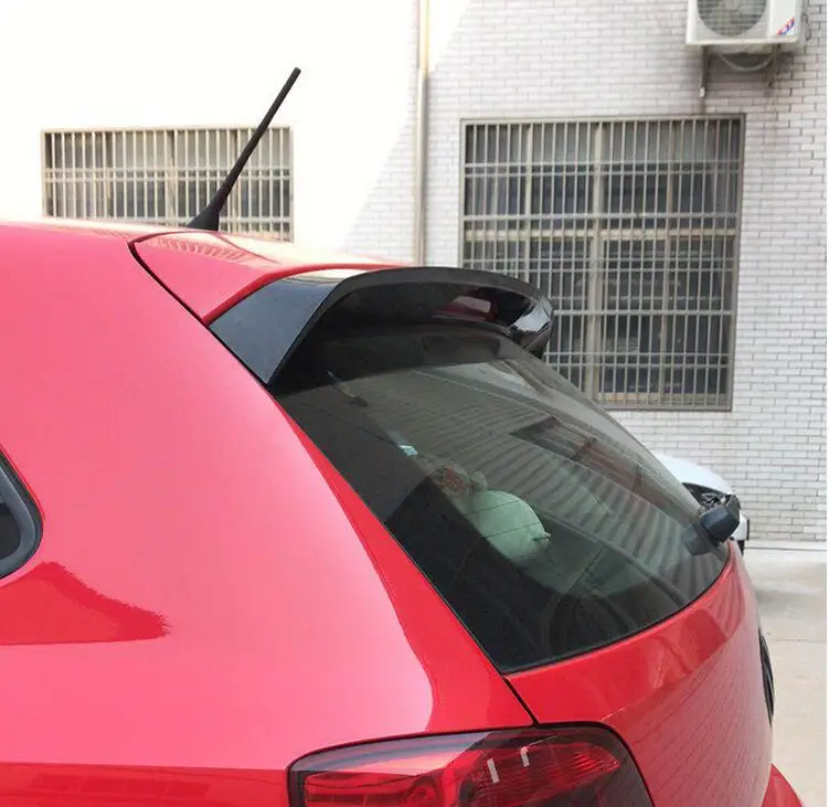 Черный Задний спойлер для багажника ABS подходит Volkswagen POLO GTI 2010 2011 2012 2013 2014 2015 2016 2017