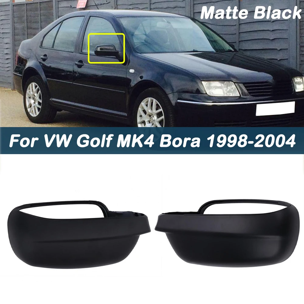 

Крышка зеркала заднего вида крыло боковое зеркало оболочка Корпус Корпуса для Golf 4 MK4 Bora 1998-2000 2001-2003 2004 матовый черный 3B0 857 538 B