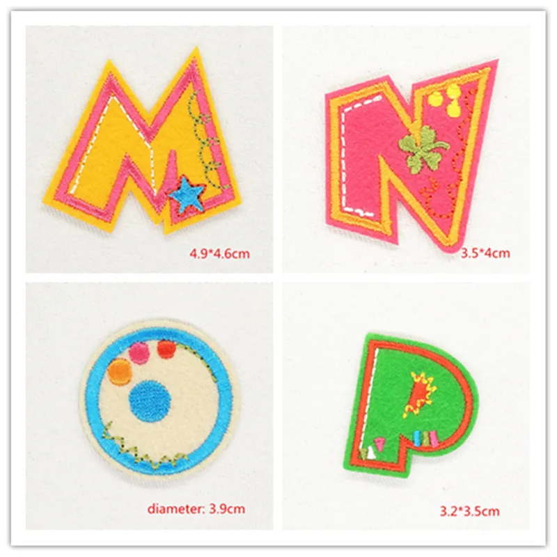 1 шт. цветные нашивки с буквенным алфавитом вышитый утюжок для одежды нашивка