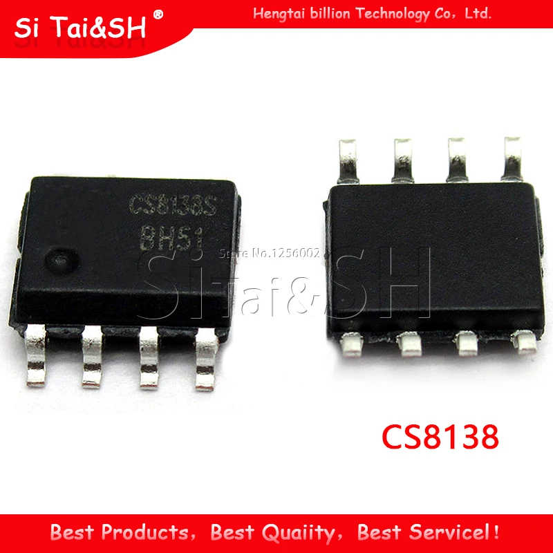 5 шт. CS8138S CS8138 AB 5W SOP8 интегральная схема | Электронные компоненты и принадлежности