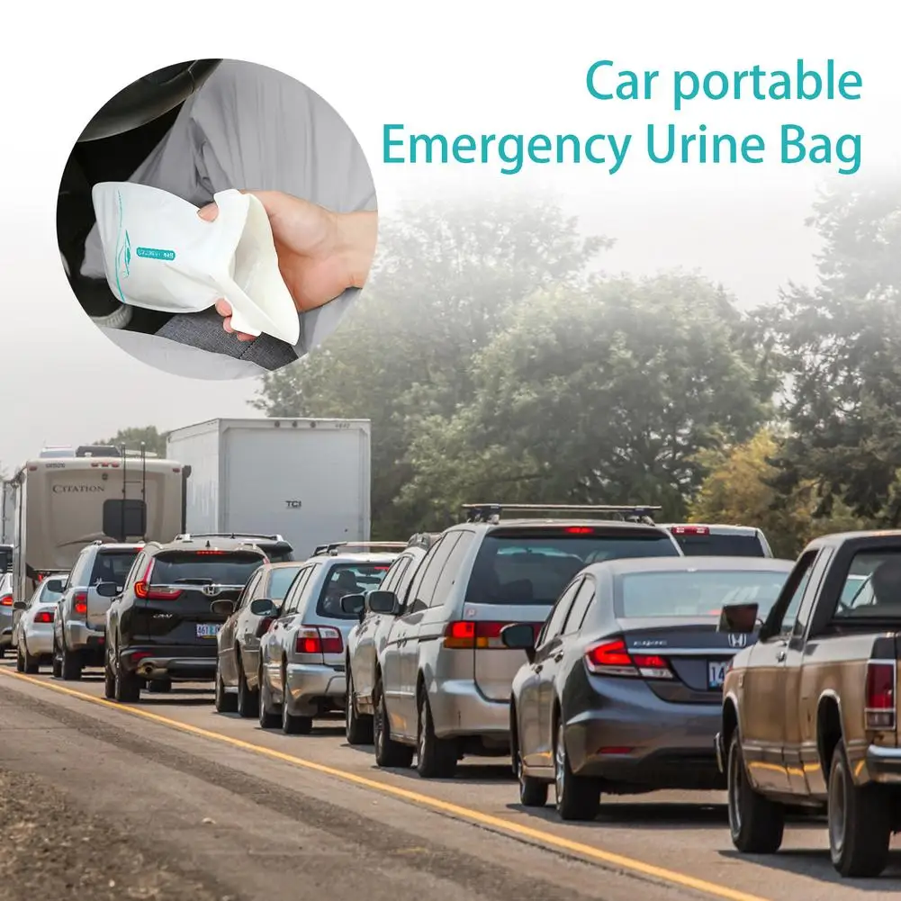 4Pcs/Pack Emergency Portable Car Urine Bags Vomit Mobile Toilets Disposable Unisex Outdoors Mini WC Traffic Jams Pee Bag  Автомобили