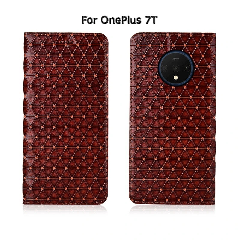 Чехол для телефона из натуральной кожи для Oneplus 1, 2, 3, 3, T, 5, 5, 6, T, 7, T Pro X, откидной Магнитный кронштейн, сумка для карт, чехол для телефона