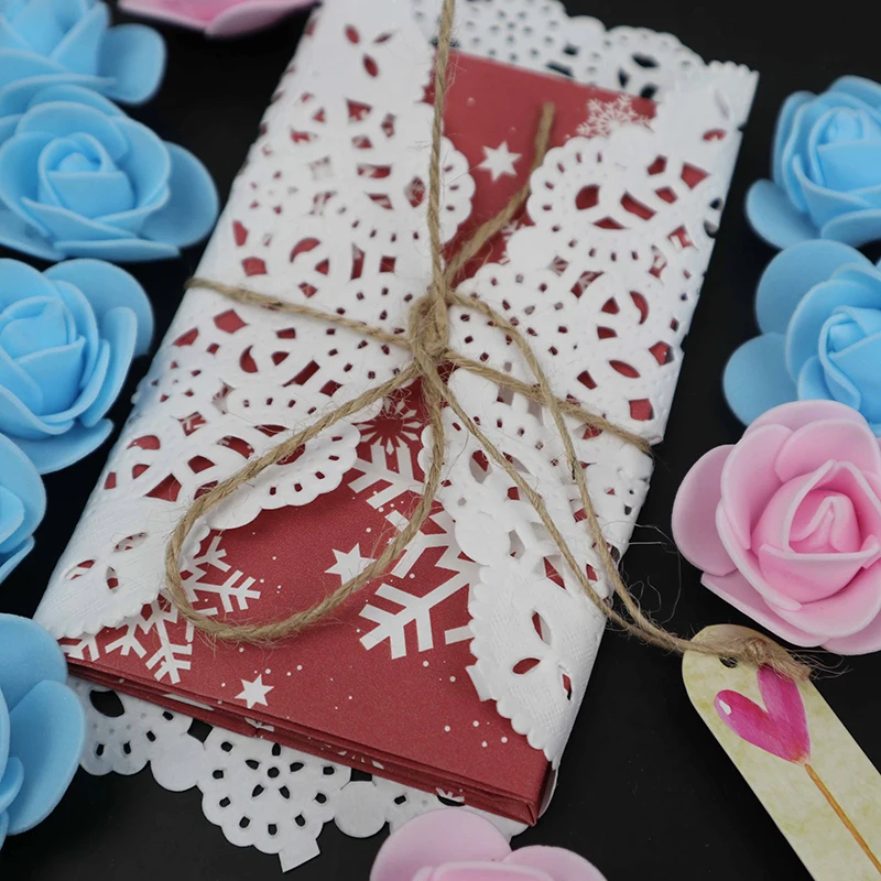 

100pcs Cake Wrap Paper Lace Round Cupcake Mat for Wedding Decoration Birthday Party Cake Decorating Supplies Confetti Candy Cone