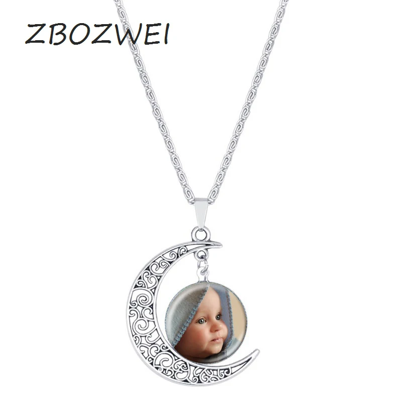 

ZBOZWEI Movie jewelry Moon necklace vintage Cool style snow cartoon Elsa queen Anna princess pendant necklace Gift women