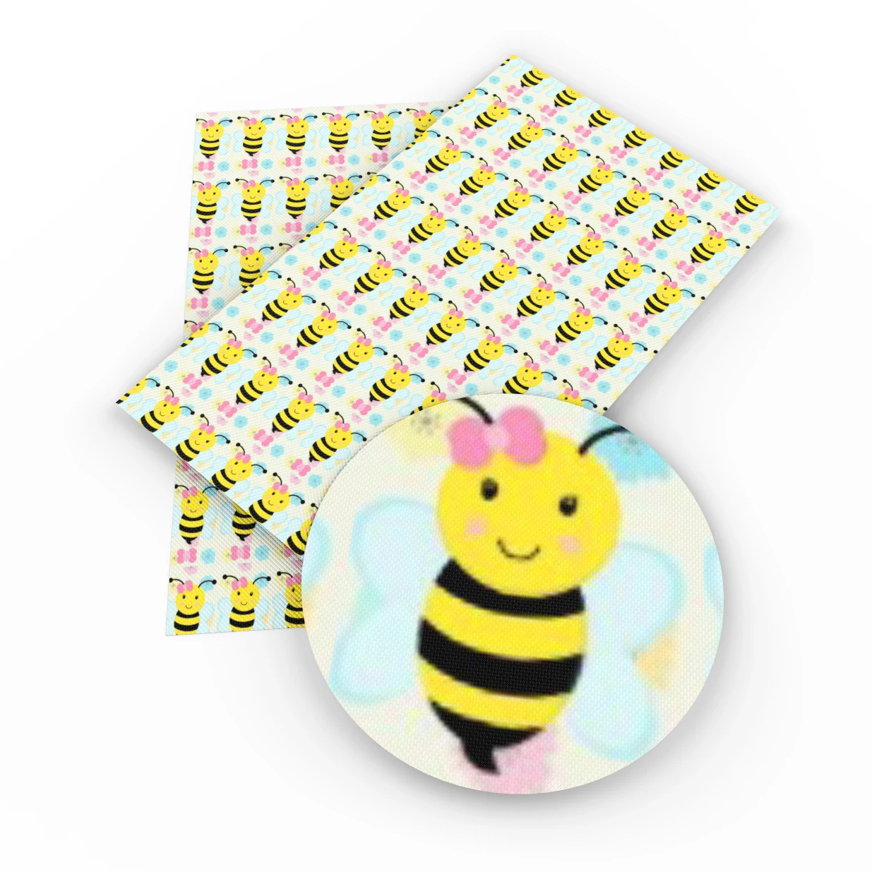 Дэвид Энджи 20*33 см ткань из искусственной кожи с изображением животных кролика