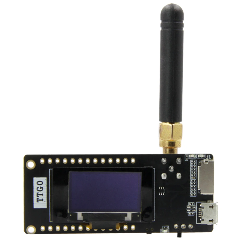 Лилиго®TTGO LoRa32 V2.1 _ 1 6 версия 868/915 МГц ESP32 LoRa OLED 0 96 дюймовая SD карта SMA Bluetooth WIFI