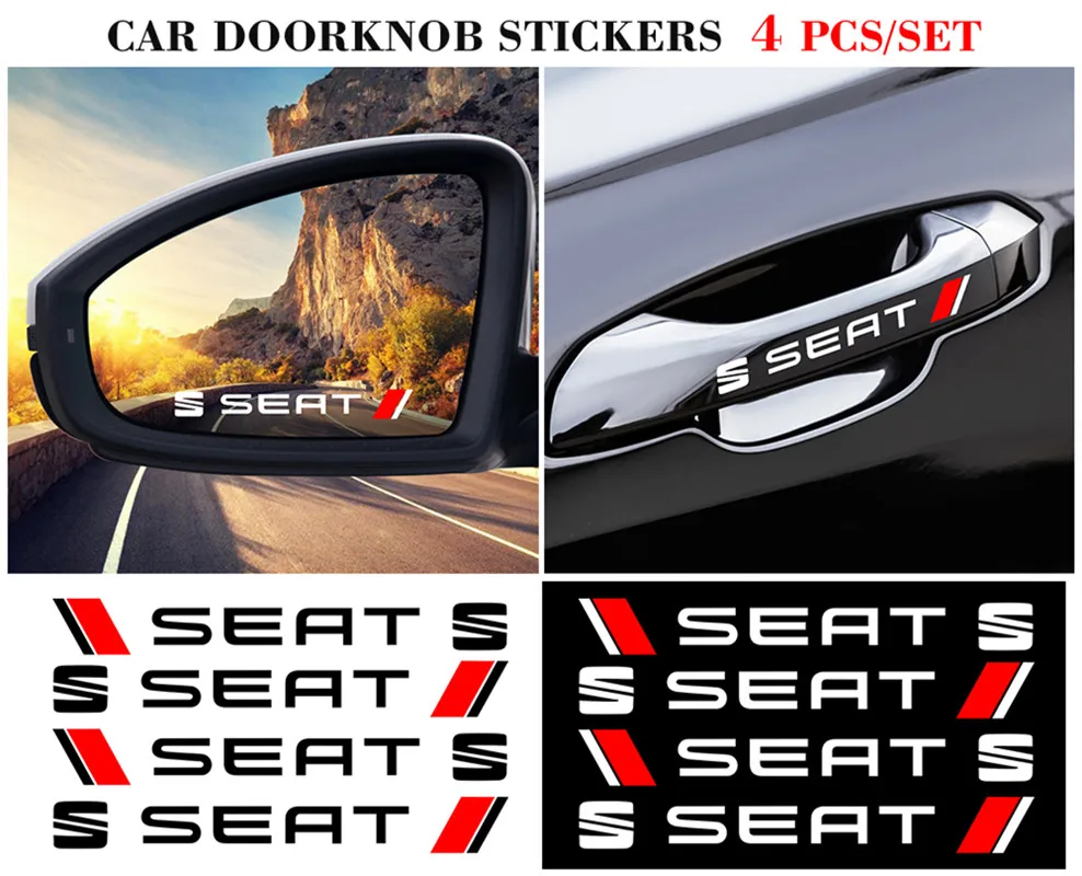 

Car Decoration decal door handle decal rear view mirror decal wheel decal Lyon 5F Ibiza 6J 6J 1P MK3 car decal