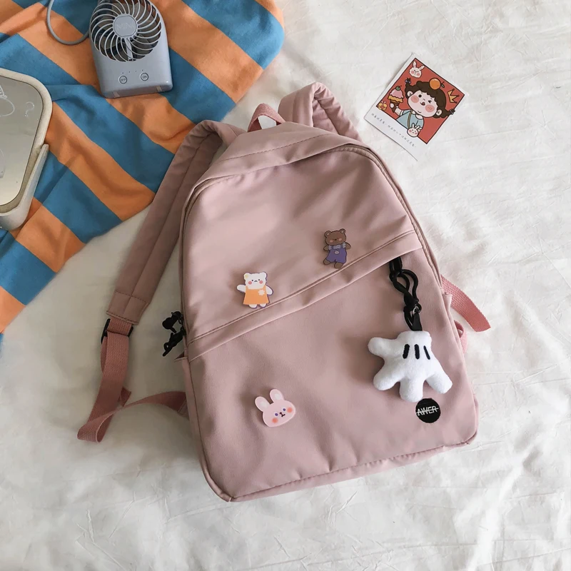 Женский рюкзак для кампуса школьный ранец в стиле Харадзюку девочек подростков