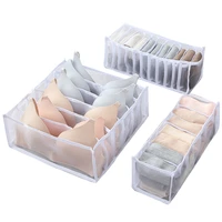 3pcs underwear bra organizer storage box 5 colors drawer closet organizers boxes for underwear scarfs socks bra dropship