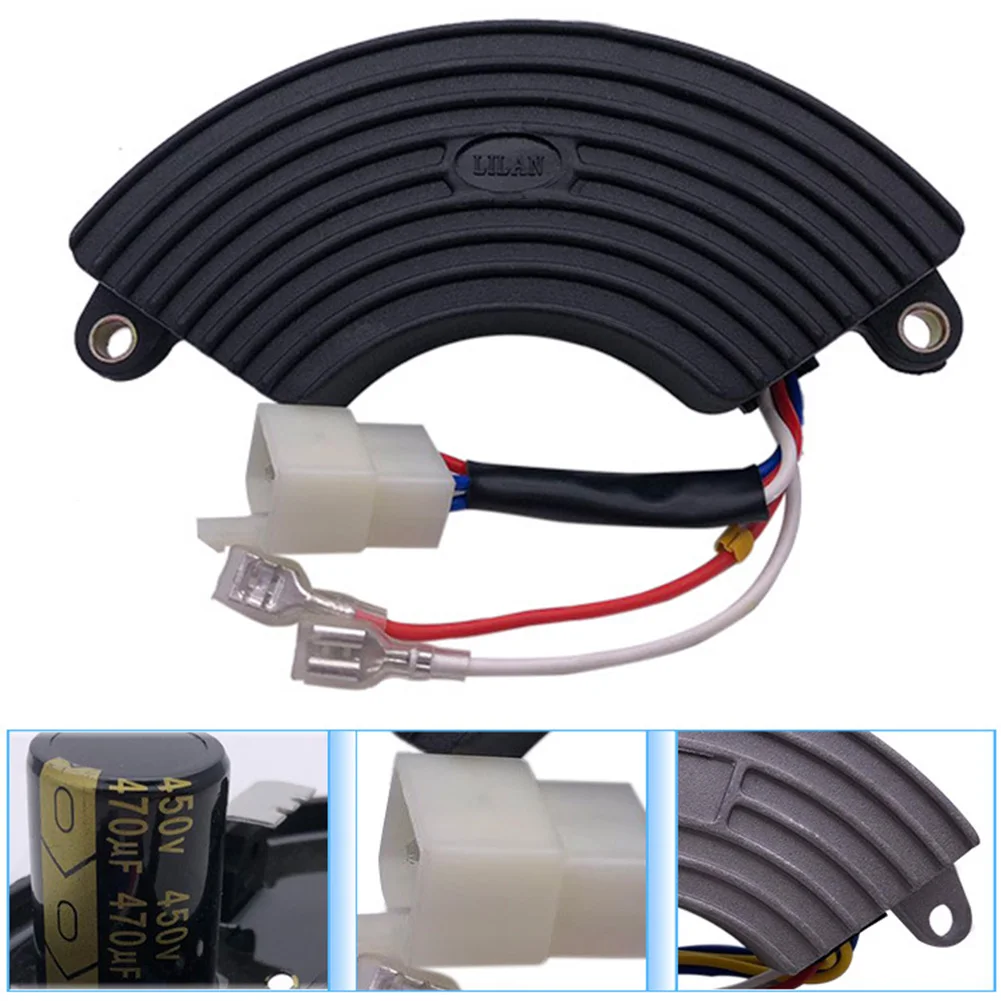 Черный регулятор напряжения генератора зарядки выпрямитель половина стиль