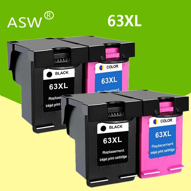 Сменный чернильный картридж ASW 63XL для hp 63 XL HP63 принтера Deskjet 1110 2130 2131 2132 3630 5220 5230