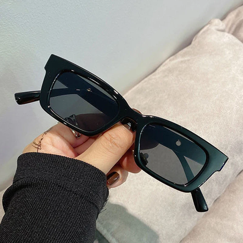 Очки солнцезащитные женские квадратные небольшие модные брендовые дизайнерские