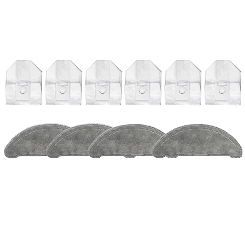 

10Pcs for Roidmi EVE Plus Robot Vacuum Cleaner Dust Bag Mop Cloth Cleaning Cloth Replacement Accessories Parts