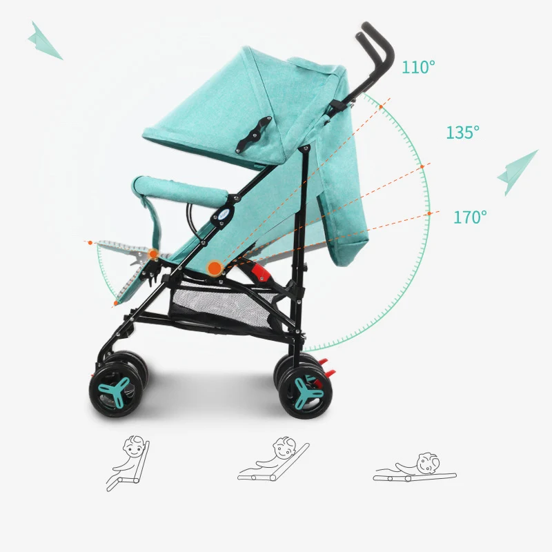 Yoya легкая складная детская коляска с амортизатором (Бесплатная доставка в