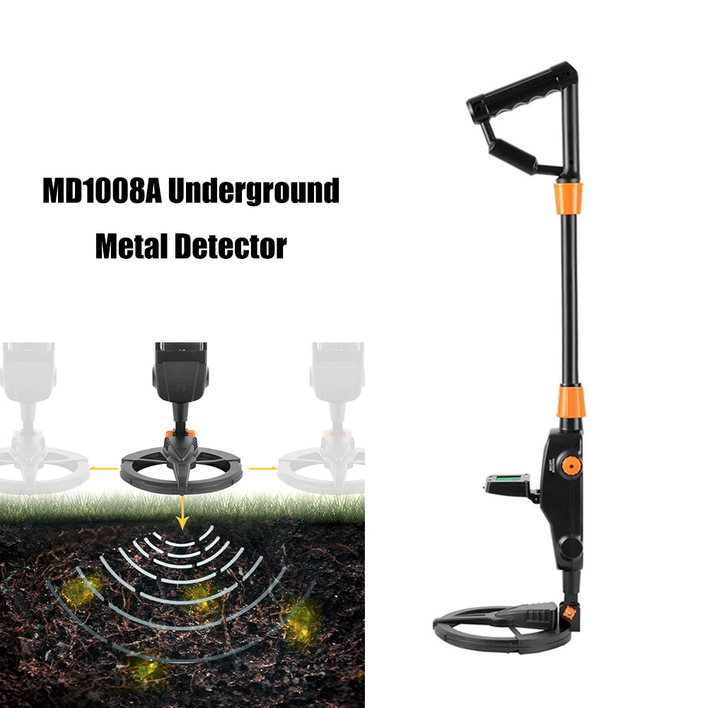 

MD1008A Underground Metal Detector LCD Digital Display Hunter Detecting Pinpointer Gold Jewelry Treasure Finders Seeker