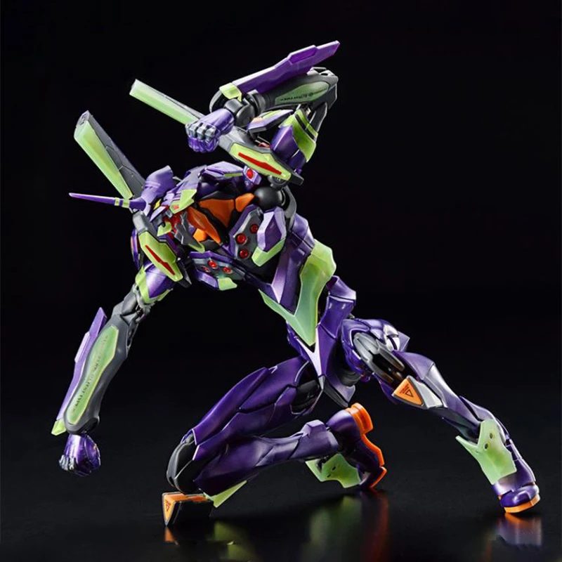 original bandai rg pb limited eva unit 01 night combat color anime action toy figures model toys for children free global shipping