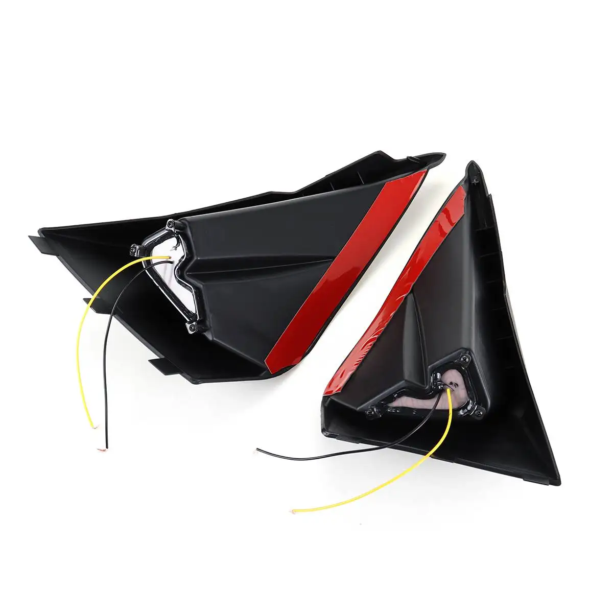 

1 Pair Front Bumper Fog Light LED Lamp Air Intake Trim Panel Decorative Plates For Ford For Mustang 2018 2019