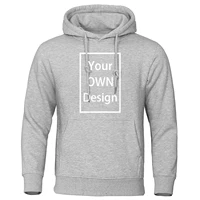 custom your logo hoodies men customize any deisgn style print sweatshirt hooded autumn spring black gray streetwear hoody hoodie