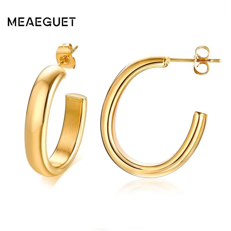 Маленькие серьги кольца дизайнерские в ассортименте с буквами U для