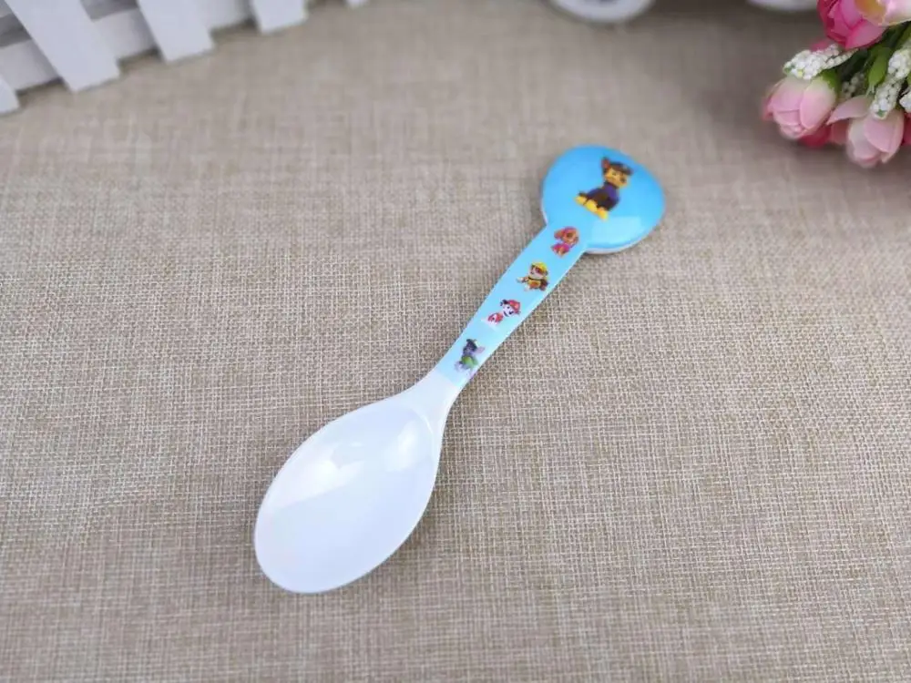 Paw Patrol детские ложки тарелка мультяшная фигурка собачий патруль команда посуда