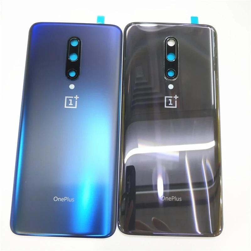 

Задняя крышка батарейного отсека для Oneplus 7 Pro, 7Pro, 100% оригинал, с заменой объектива камеры