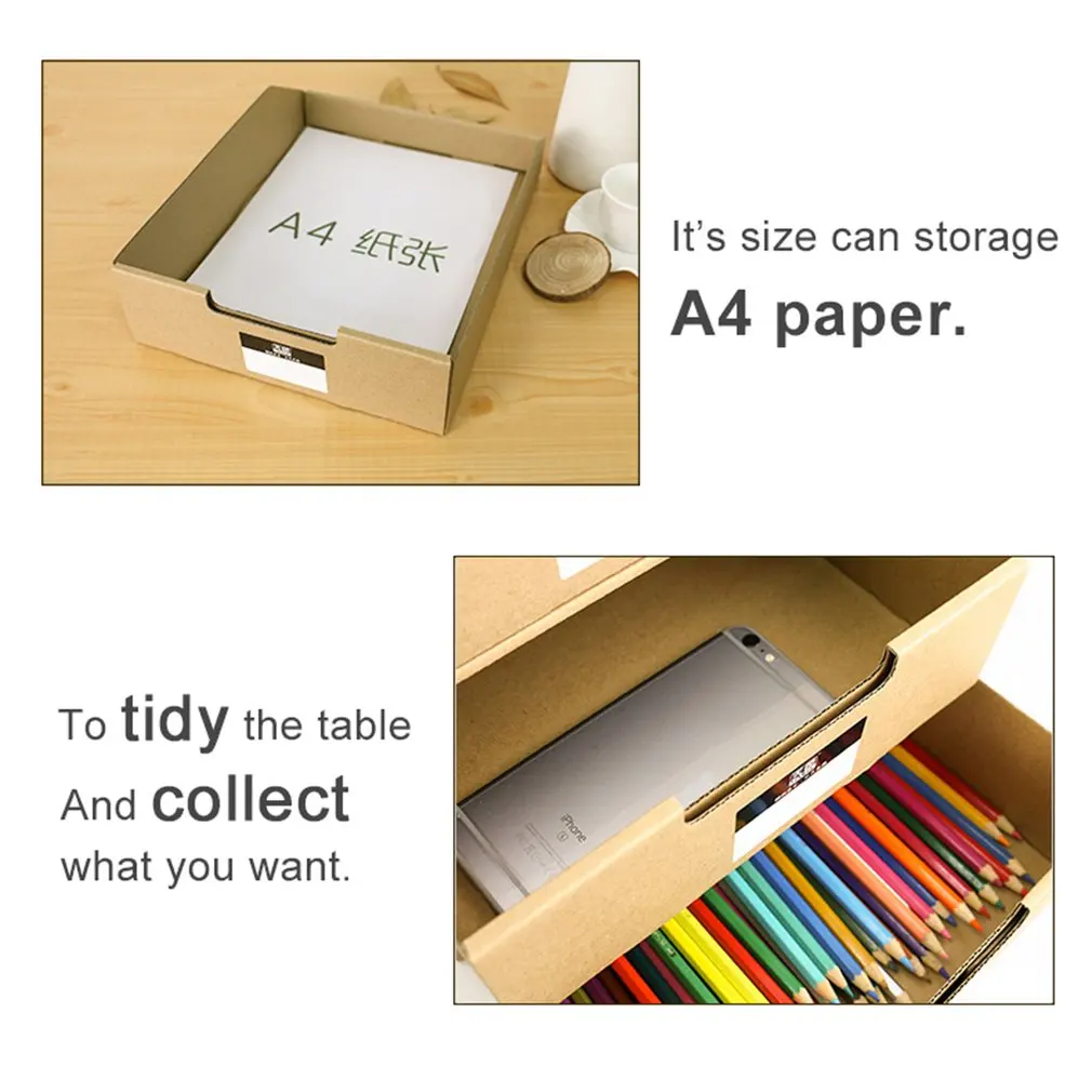 Органайзер TIANSE для дома и офиса многослойный шкаф хранения документов из крафт