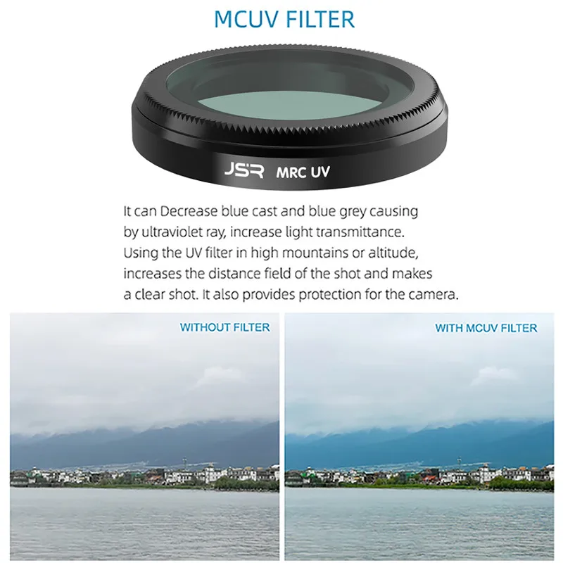 Фильтр для дрона Hubsan Zino 2/2 +/плюс STAR/CPL/ND4/ND8/ND16/Ночное/ND8PL/ND16PL/ND32PL/ND64PL Камера набор