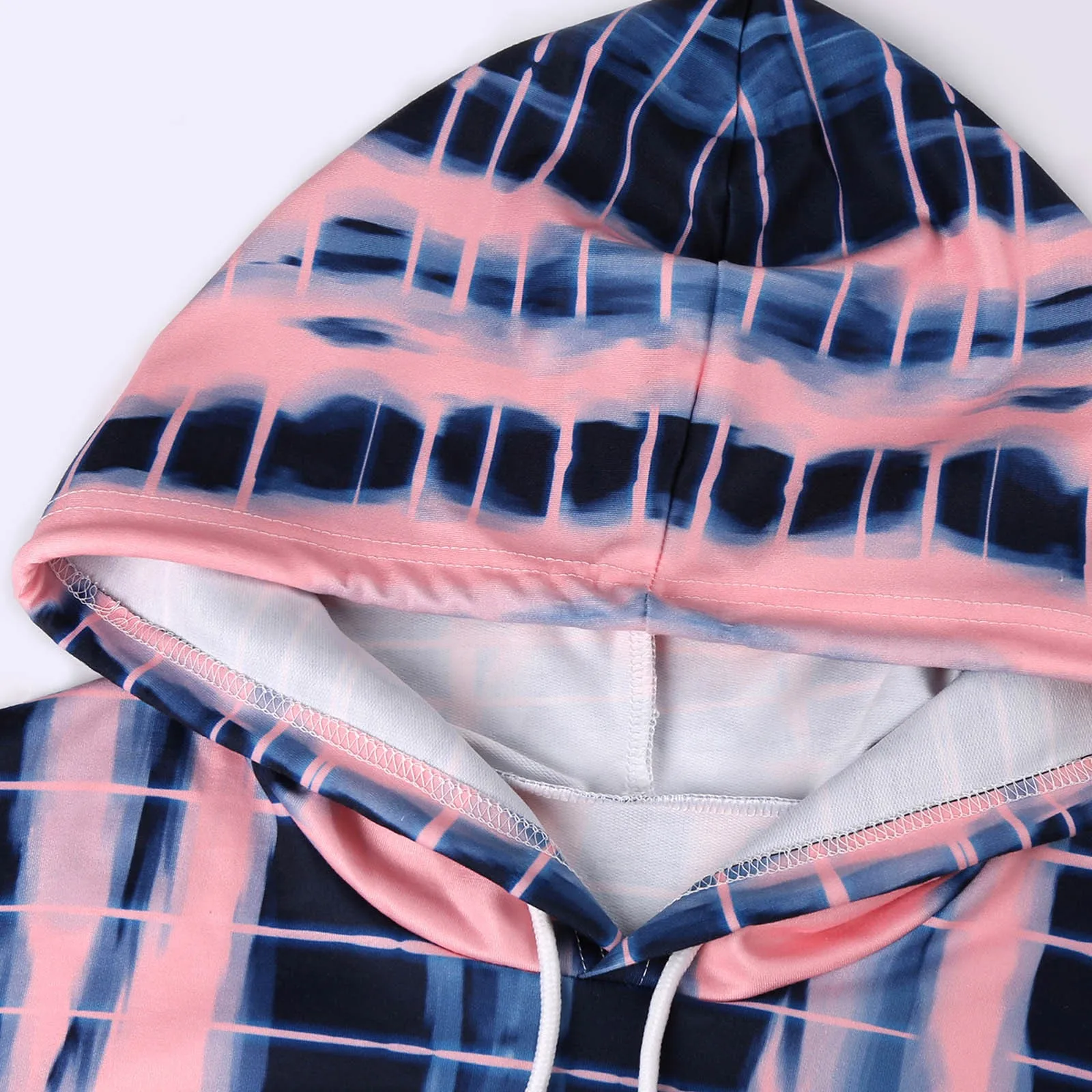 

Woman Sweatshirts Streetwear Fashion Hoodies Autumn Hooded Long Sleeve Pullover Topstie-dye Printed Sweatshirt Sudadera Mujer#3