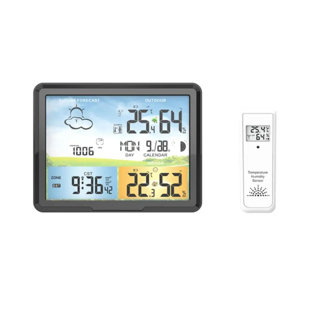 

Digital Weather Forecaster Weather Forecast Stations Wireless Weather Station With Humidity Moon Phase And Indoor/Outdoor Temper