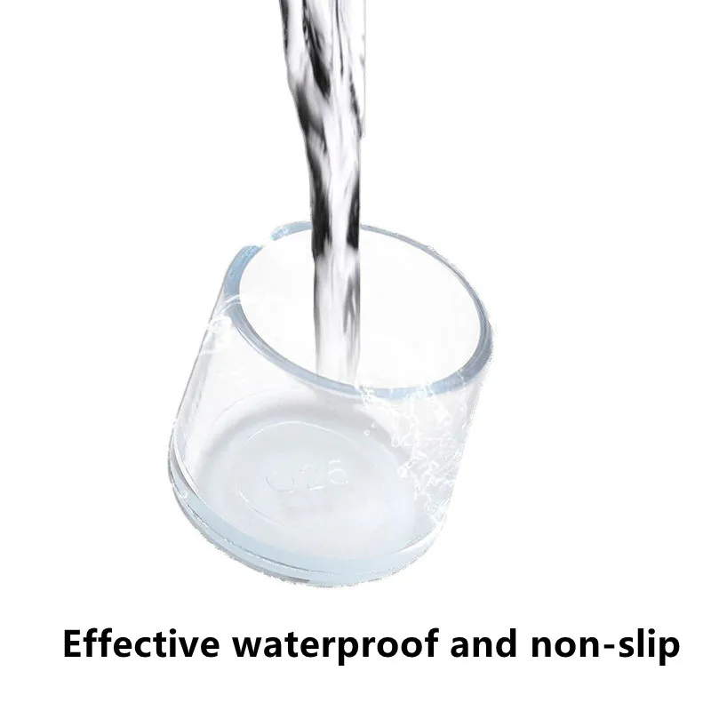 Резиновые колпачки для ножек стула Нескользящие бесшумные квадратные чехлы